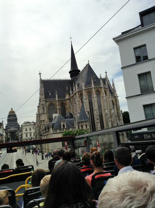 В автобусе City Sightseeing Brussels